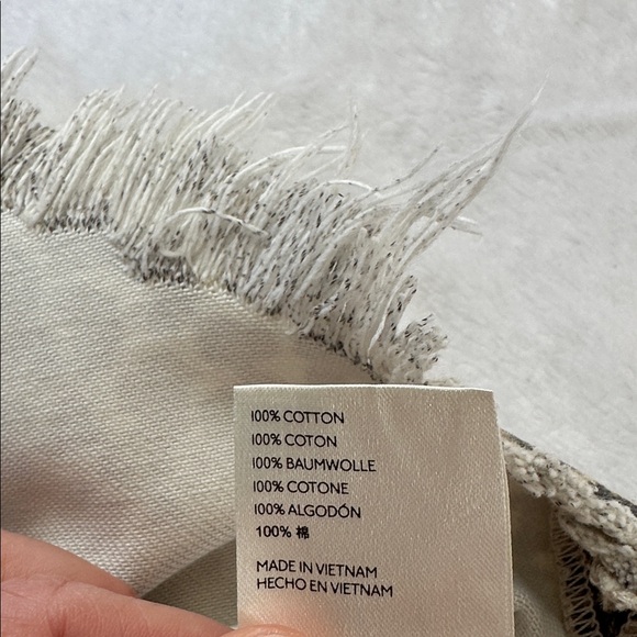 Free People Womens High Waist Leopard Print Raw Fringe Hem Jean Mini Skirt 25 - Picture 9 of 10